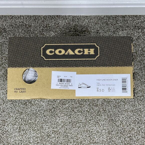 NWT Coach X Peanuts Mens Sneaker In Signature Canvas With Snoopy Woodstock CBZ76 main image 3